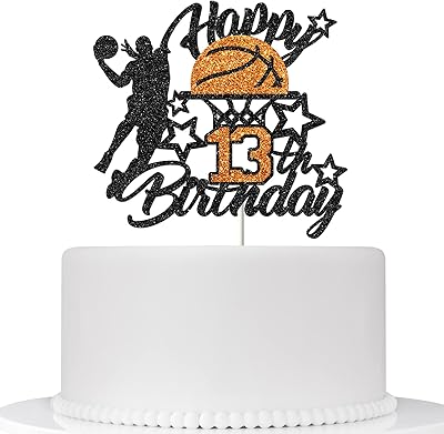 Ambishi basketball happy 13th birthday cake topper, décorations de fête d'anniversaire sur le thème du basket-ball/sport pour garçons - fournitures de fête d'anniversaire de 13 ans. DIAYTAR COTE D'IVOIRE est une boutique en ligne généraliste qui propose plus de 300 000 références de produits. Elle est devenue la boutique en ligne leader en Côte d'Ivoire grâce à sa large gamme de produits et à son service de livraison rapide.