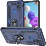 Coque de protection rigide en silicone antichoc avec protecteur d'écran en verre trempé