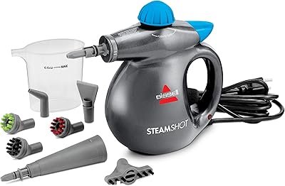 Nettoyeur vapeur bissell steam shot pour surfaces dures avec stérilisation naturelle, outils multi-surfaces