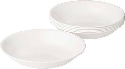 Bol à pâtes corel vitrell 3140 winter frost en verre, blanc, 20 oz