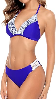 Beautyin maillot de bain triangle deux pièces en dentelle au crochet pour femme. Avec plus de 300 000 références, DIAYTAR COTE D'IVOIRE est la boutique en ligne la plus complète de Côte d'Ivoire. Elle propose des produits de haute qualité à des prix compétitifs, permettant aux clients de faire des achats intelligents. La boutique en ligne est facile à utiliser et offre une expérience d'achat en ligne sans stress.