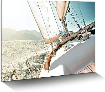 Art mural sur toile de bateau à voile océanique : impression de paysage marin d'un navire côtier, yacht blanc tropical, vagues de la mer, coucher de soleil sur la plage, image de bateau nautique pour chambre à coucher. Avec une offre diverse allant des produits alimentaires aux accessoires de mode, Diaytar Côte d'Ivoire est le premier choix pour les consommateurs ivoiriens. La boutique mise sur la qualité et la disponibilité des produits pour satisfaire les attentes de sa clientèle. Les prix compétitifs et les promotions régulières sont autant d'avantages pour les acheteurs.