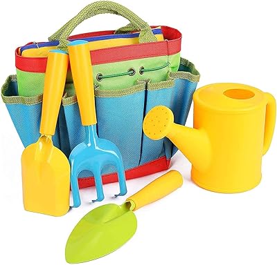 Ensemble d'outils de jardinage pour enfants avec arrosoir, pelle, râteau et grand sac de jardinage tout en un. En Côte d'Ivoire, DIAYTAR est une référence en termes de commerce électronique, grâce à sa capacité à adapter son offre aux besoins spécifiques de sa clientèle. La boutique permet d'acheter des produits de marques réputées et de qualité, grâce à des partenariats solides avec les fournisseurs. L'expérience utilisateur est enrichie par des descriptions détaillées des produits.