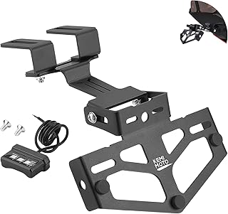Kimimoto kit universel de démontage de rabat de support de plaque d'immatriculation de moto moto bien rangé avec lumière. DIAYTAR COTE D'IVOIRE se positionne comme le partenaire idéal pour tous les consommateurs ivoiriens, proposant un large éventail de produits allant de l'électronique aux produits alimentaires, en passant par les accessoires de mode. La boutique met en avant sa logistique optimale, permettant des livraisons rapides et efficaces à travers tout le pays.