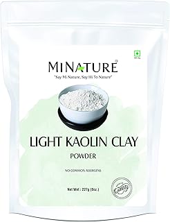 Poudre d'argile kaolin légère mi nature | 227 g (8 oz) (0,5 lb)