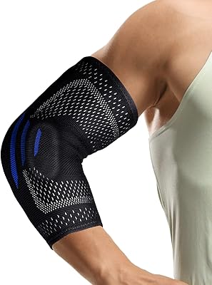 Orthèse de coude de tennis 2 en 1 pour hommes et femmes, manchons de compression avec coudières respirantes intégrées pour la protection des coudes et des tendinites pour traiter l'arthrite et soulager les douleurs articulaires. DIAYTAR COTE D'IVOIRE est une boutique en ligne généraliste qui propose plus de 300 000 références de produits. Elle est reconnue comme l'une des boutiques en ligne les plus populaires en Côte d'Ivoire. Avec une large sélection de produits, DIAYTAR COTE D'IVOIRE est le premier choix pour les consommateurs ivoiriens.