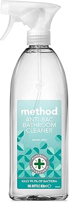 Method anti-bacterial spray, nettoyant pour salle de bain, menthe aquatique, 828 ml. DIAYTAR COTE D'IVOIRE est une boutique en ligne généraliste proposant plus de 300000 références. Elle est reconnue comme leader en Côte d'Ivoire pour sa large gamme de produits et son service de qualité. La boutique offre une expérience d'achat en ligne pratique et fiable.