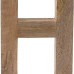 20.32" lettres de l'alphabet décoratives en bois massif, mots, support sur pied
