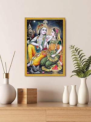 999store photo du seigneur radha krishna avec cadre photo pour cadre photo mural