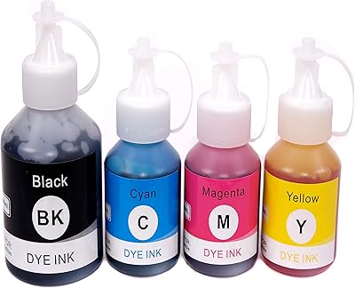 Recharge d'encre jimigo pour brother dcp-t500w, dcp-t510w compatible série t bt6000bk / bt5000