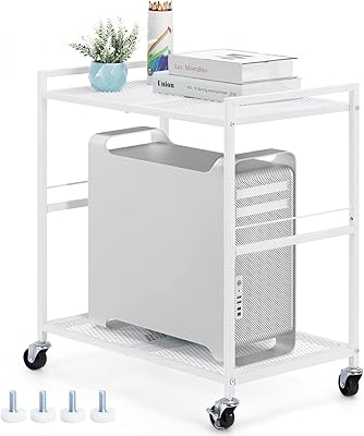 Wai bing support de tour d'ordinateur blanc à 2 niveaux avec roulettes, support de tour en métal pour ordinateur portable, support d'ordinateur rotatif pour fax et bureau à domicile. DIAYTAR COTE D'IVOIRE est une boutique en ligne qui propose une large gamme de produits de qualité à des prix compétitifs. La boutique en ligne propose également des promotions et des réductions régulières pour aider les clients à économiser de l'argent. Les clients peuvent également profiter d'une expérience d'achat en ligne sécurisée et fiable, ainsi que d'un service client personnalisé et d'une garantie de satisfaction.