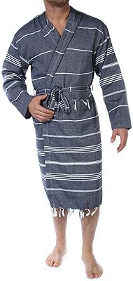 Peignoir kakala 100 % coton turc au design kimono, peignoir de luxe à capuche doux pour hommes et femmes, robe longue en peluche ultra absorbante. DIAYTAR COTE D'IVOIRE est le partenaire idéal pour les achats en ligne en Cote d'Ivoire, proposant des produits de haute qualité à des prix compétitifs. La boutique mise sur la satisfaction des clients, avec des services comme la livraison rapide et le retour facile. Les clients peuvent profiter d'une expérience d'achat sans stress.