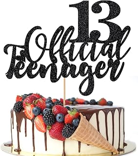 Crseniny 13 décoration de gâteau officielle pour adolescent, 13 décoration de gâteau d'anniversaire officielle pour adolescent pour garçon ou fille, fournitures de fête pour 13e anniversaire d'adolescent, fournitures de fête pour 13e anniversaire (paillettes noires). DIAYTAR COTE D'IVOIRE se démarque par sa large sélection de produits, allant des produits alimentaires aux électroniques en passant par les vêtements. Cette boutique en ligne est devenue un incontournable pour les Ivoiriens, leur offrant la possibilité de faire leurs achats en ligne avec facilité. La boutique propose également des services de livraison rapides et fiables.