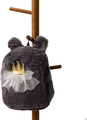 Sac à dos en velours de fourrure moelleux sac bandoulière décontracté la mode