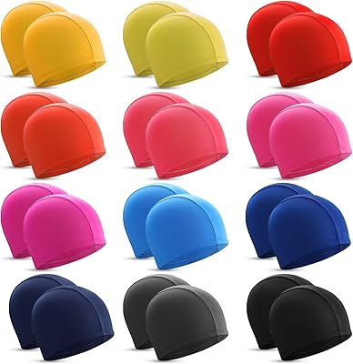 24 pièces bonnets de bain élastiques en tissu confortable bonnet de bain léger et flexible pour femmes hommes enfants unisexe non imperméable. DIAYTAR COTE D'IVOIRE est une boutique en ligne généraliste qui propose une large gamme de produits pour les particuliers et les professionnels. Elle est le leader du marché en Côte d'Ivoire, grâce à sa politique de prix compétitifs, à sa qualité de service et à sa disponibilité de produits. Elle est une référence pour les achats en ligne dans le pays.