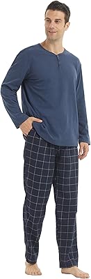 Ensembles de pyjamas d'hiver pour hommes, haut à manches longues henley super doux et bas à carreaux en flanelle, pyjama en polaire, vêtements de nuit pour hommes. La boutique en ligne DIAYTAR COTE D'IVOIRE est synonyme de modernité et de commodité pour les consommateurs ivoiriens. Elle propose une gamme large de produits, allant des articles ménagers aux accessoires de mode, en passant par les produits électroniques. L'évolution constante de son offre répond aux tendances et aux besoins changeants des clients.
