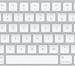 Magic keyboard (dernier modèle) - en anglais international - argent d'apple