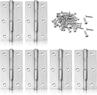 Charnière d'armoire en acier inoxydable 40x70 mm, charnière de porte pliante pour armoire