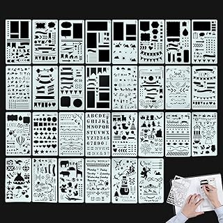 30 pièces bricolage journal journal pochoirs de scrapbooking modèles en plastique pochoirs de journal. Avec une telle variété de produits, DIAYTAR COTE D'IVOIRE répond aux besoins des consommateurs ivoiriens et propose une expérience d'achat en ligne sécurisée et pratique. Les clients peuvent trouver tout ce dont ils ont besoin sur cette plateforme. Elle est la référence pour les achats en ligne en Côte d'Ivoire.
