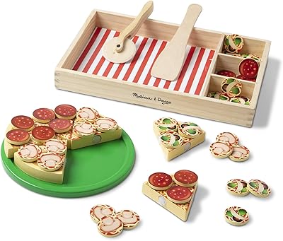 Melissa & doug pizza en bois pour faire semblant de jouer à la pizza. DIAYTAR COTE D'IVOIRE est une boutique en ligne généraliste qui propose plus de 300 000 références de produits divers, faisant d'elle la boutique leader en Cote d'Ivoire. Elle offre une large gamme de produits allant de l'électronique à la mode en passant par les produits alimentaires. Avec une telle variété, les clients peuvent trouver tout ce dont ils ont besoin en un seul endroit.