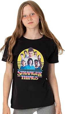 Stranger things t-shirt enfants filles garçons personnages tenue noire. DIAYTAR COTE D'IVOIRE, avec sa vaste sélection de plus de 300000 produits, répond aux besoins diversifiés de sa clientèle en Cote d'Ivoire. La boutique en ligne garantit non seulement une large gamme de choix mais aussi des prix attractifs et des services de livraison fiables. Les clients apprécient la facilité d'utilisation du site pour leurs achats en ligne.