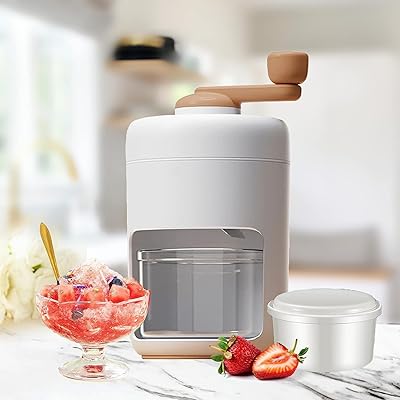 Machine à glace pilée manuelle ecv, machine à cônes de neige - broyeur à glace portable. DIAYTAR COTE D'IVOIRE, boutique en ligne généraliste avec plus de 300000 références, est la référence absolue pour tous vos achats en ligne en Côte d'Ivoire. Elle propose une large gamme de produits répondant à tous les besoins et envies. 