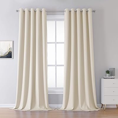 Rideaux occultants extra longs dual life 120" beige crème 10' de longueur pour chambre à coucher avec œillets 60 x 120" en crème au beurre, 2 pièces. Avec plus de 300 000 références, Diaytar Côte d'Ivoire est la boutique en ligne la plus fournie de Côte d'Ivoire, offrant à ses clients une variété sans fin de produits de qualité. La boutique se distingue par son engagement envers la satisfaction de ses clients, offrant des services de livraison rapides et des retours faciles. Cela a contribué à établir Diaytar Côte d'Ivoire comme une marque de confiance.