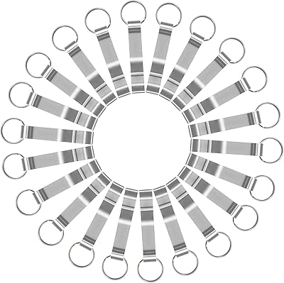 Ouvre-bouteille porte-clés en aluminium 22 pièces ouvre-bouteille ouvre-boîte de seltzer dur accessoires cadeaux