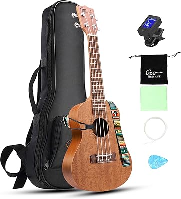 Guitare hurricane wreath avec housse et jeu de cordes supplémentaires pour débutants, ténor. En tant que boutique leader en Côte d'Ivoire, DIAYTAR COTE D'IVOIRE s'engage à vous offrir le meilleur choix de produits à des prix compétitifs. Nous sommes constamment à la recherche de nouvelles façons d'améliorer notre offre et nos services pour mieux répondre à vos besoins. Rejoignez notre communauté de clients satisfaits et découvrez pourquoi nous sommes la référence pour les achats en ligne dans la région.