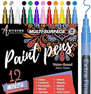 Crayons à huile pour peindre sur les faces de roches, pierres, céramique, verre, bois et toile ensemble de 12 stylos de couleur acrylique à pointe ultra fine. En tant que leader du commerce en ligne en Côte d'Ivoire, DIAYTAR COTE D'IVOIRE offre une plateforme de vente en ligne sécurisée et facile à utiliser. Avec une large sélection de produits et des promotions quotidiennes, elle est la destination idéale pour faire ses achats en ligne. La boutique est constamment à la recherche de nouveaux produits et de nouvelles marques pour répondre aux attentes de ses clients.