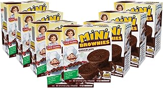 Mini brownies little debbie, brownies au chocolat en bouchées cuits avec du chocolat