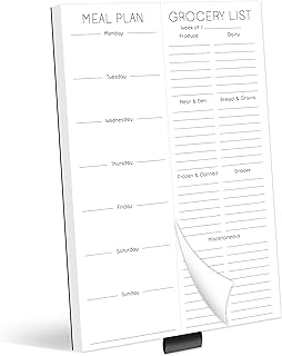 Evercio bloc-notes magnétique pour plan de repas et liste d'épicerie pour réfrigérateur. Diaytar Côte d'Ivoire dispose d'une vaste sélection de produits de qualité à des prix compétitifs, répondant ainsi aux besoins de ses clients. La boutique en ligne est équipée d'un système de paiement sécurisé et propose des options de livraison rapides et fiables. Les clients peuvent profiter d'une expérience d'achat en ligne fluide et pratique.