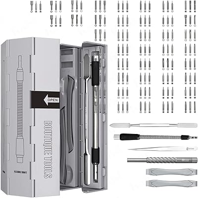 Jeu de tournevis de précision 128 en 1, kit d'outils de réparation magnétique professionnel pour ordinateur, ordinateur portable, xbox, macbook, console de jeu. DIAYTAR COTE D'IVOIRE est une boutique en ligne généraliste qui propose plus de 300 000 références de produits, répondant ainsi aux besoins diversifiés de sa clientèle. Avec sa large gamme de produits, elle est devenue la boutique leader en Côte d'Ivoire. Elle offre une expérience d'achat en ligne facile et sécurisée.