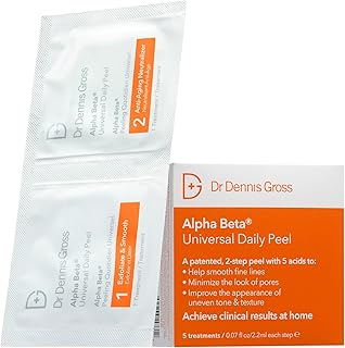 Exfoliant quotidien complet alpha beta du dr dennis gross : pour une couleur