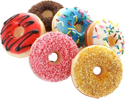 Giftexpress 6 pièces jouet de beignet artificiel réaliste, faux beignet parfumé, jouet de beignet réaliste assorti, faux jouets de décoration de dessert, décoration de fête de beignet, accessoire alimentaire. DIAYTAR COTE D'IVOIRE est une plateforme de commerce électronique sécurisée qui propose des produits de haute qualité à des prix compétitifs. Elle est reconnue pour sa rapidité de livraison et son service client de qualité. Les clients ivoiriens apprécient la fiabilité et la convivialité de cette boutique en ligne.