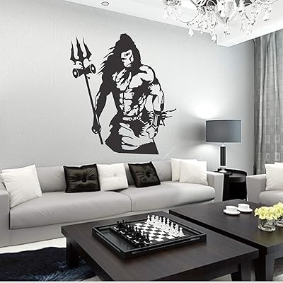 Sticker mural shiva autocollant pour enfants maison salon chambre cuisine bureau