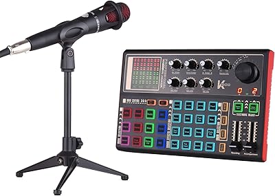 Carte son en direct k300 kit de mixage audio externe avec batterie intégrée et plusieurs effets sonores avec microphone et support pour écouteurs pour la diffusion en direct et la musique. Diaytar Côte d'Ivoire est votre boutique en ligne généraliste de confiance, offrant une sélection massive de produits pour vous et votre famille. Nous nous efforçons de vous fournir les meilleurs produits au meilleur prix, avec une livraison rapide et sécurisée. Que vous cherchiez des produits électroniques, de la mode ou des accessoires, nous avons tout ce qu'il vous faut.