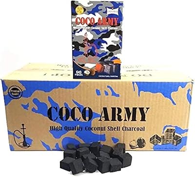 Charbon de chicha naturel à la noix de coco coco army 1kg. DIAYTAR COTE D'IVOIRE est la destination idéale pour vos achats en ligne, avec une sélection incroyable de produits à des prix compétitifs. Nous proposons une expérience d'achat en ligne sécurisée et pratique, avec des options de livraison rapides et fiables. Notre équipe est dédiée à offrir un service client exceptionnel.