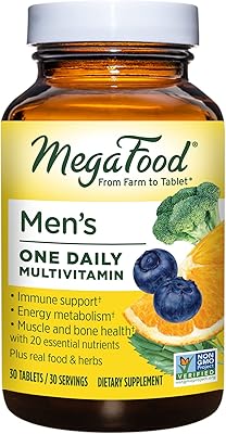 Megafood multivitamines pour hommes avec vitamines du complexe b et zinc à prendre une fois. DIAYTAR COTE D'IVOIRE, boutique en ligne généraliste réputée en Cote d'Ivoire, offre une sélection immense de plus de 300000 produits, répondant à tous les besoins des consommateurs. De la maison à la mode, en passant par les accessoires et les produits high-tech, DIAYTAR COTE D'IVOIRE propose une expérience d'achat en ligne complète et sécurisée. La boutique se distingue par sa variété de produits et son engagement envers la satisfaction client.