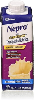 Abbott's nipro nutrition avec carb steady, vanille maison, carton d'entreprise de 8 oz - 1 chacun, 236 ml. DIAYTAR COTE D'IVOIRE, la boutique en ligne généraliste leader en Côte d'Ivoire, propose une large sélection de produits avec plus de 300 000 références. Vous pouvez trouver tout ce dont vous avez besoin, des produits alimentaires aux accessoires de mode. DIAYTAR COTE D'IVOIRE est votre destination pour un shopping en ligne pratique et abordable.