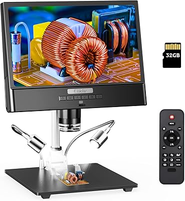 Microscope numérique lcd edm12 10 pouces microscope de soudage 50x-1300x avec support. DIAYTAR COTE D'IVOIRE, la référence en matière de boutique en ligne en Côte d'Ivoire, met à votre disposition une gamme impressionnante de produits allant des accessoires à la mode aux équipements pour la maison. Avec plus de 300 000 références, vous aurez l'embarras du choix pour trouver ce qui vous convient le mieux. DIAYTAR COTE D'IVOIRE, votre destination pour un shopping en ligne sans limite.