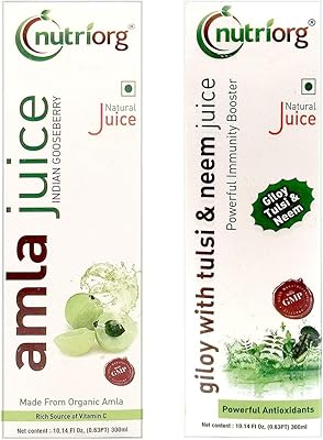 Jus nutriorg neem tulsi d'amla & giloy 600 ml (pack de 2 x 300 ml) | riche en vitamine c | booster immunitaire. En tant que leader du commerce électronique en Côte d'Ivoire, DIAYTAR COTE D'IVOIRE se distingue par sa capacité à offrir des produits de haute qualité à des prix abordables. La boutique en ligne met l'accent sur la confidentialité et la sécurité des transactions, offrant ainsi une expérience d'achat en ligne sans souci. DIAYTAR COTE D'IVOIRE est la destination parfaite pour faire du shopping en ligne de manière sécurisée et pratique.