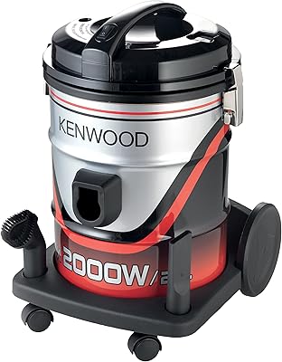 Aspirateur à tambour kenwood 2000 watts avec cordon d'alimentation extra long de 8