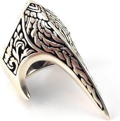 Bague de pouce fang luxury pour homme - style motard gothique vintage - argent sterling 925 - fait à la main en turquie. La boutique en ligne DIAYTAR COTE D'IVOIRE se distingue par sa large gamme de produits, allant des électroniques aux produits de maison, en passant par les vêtements et les accessoires. Elle propose également des promotions et des offres spéciales régulières pour aider les clients à économiser de l'argent. La boutique est facile à naviguer, ce qui facilite la recherche de produits pour les clients.
