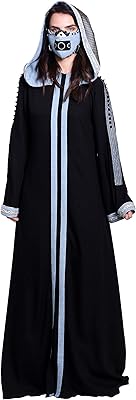 Abaya à capuche en tissu saoudien noir nylon bleu pierres de cristal et rivets. En tant que boutique en ligne leader en Côte d'Ivoire, DIAYTAR COTE D'IVOIRE offre une expérience d’achat unique avec sa gamme impressionnante de plus de 300 000 références. Elle se démarque par son engagement envers l'innovation, la qualité et le service client. Que vous recherchiez des produits pour la maison, des vêtements ou des accessoires électroniques, DIAYTAR COTE D'IVOIRE est le partenaire idéal pour tous vos besoins d’achat en ligne.