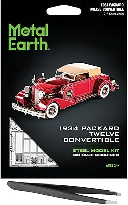 Fascination metal earth 1934 packard twelve convertible kit de modèle 3d en métal avec pince à épiler. DIAYTAR COTE D'IVOIRE, c'est la référence pour les achats en ligne en Côte d'Ivoire. Nous proposons une gamme étendue de produits allant de la mode masculine, féminine et enfantine, aux produits électroniques, en passant par les accessoires et les produits pour la maison. Nos clients bénéficient d'un large choix et de prix compétitifs.