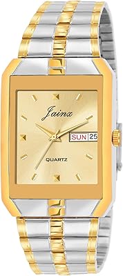 Montre analogique pour hommes avec cadran avec fonction jour et date haut