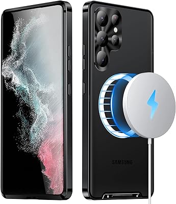 Coque de protection pour samsung galaxy s21 ultra, compatible magsafe, coque arrière en métal et polycarbonate absorbant les chocs magnétique, noir. La boutique en ligne DIAYTAR COTE D'IVOIRE s'efforce de proposer des produits de qualité à des prix compétitifs, afin de satisfaire les besoins de tous les clients. Grâce à son équipe dédiée, la boutique assure une gestion efficace des commandes et des réponses aux questions des clients. Cela contribue à une expérience client satisfaisante et à une fidélisation accrue.