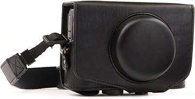 Sac pour appareil photo en cuir mega gear avec sangle mg1173