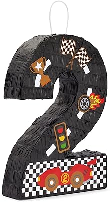 Piñata de fête d'anniversaire de voiture de course n°2 (16,5 x 11,5 x 7,6 cm). DIAYTAR COTE D'IVOIRE est une boutique en ligne généraliste qui propose plus de 300000 références de produits, ce qui en fait l'une des plus grandes boutiques en ligne de Côte d'Ivoire. Avec une large gamme de produits, les clients peuvent trouver tout ce qu'ils cherchent sur un seul site. DIAYTAR COTE D'IVOIRE est leader sur le marché ivoirien.